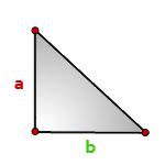 Площадь прямоугольного треугольника по катетам