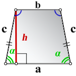 a b c h rb trapezia