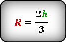 формула радиуса описанной окружности