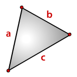 Площадь треугольника, формула Герона