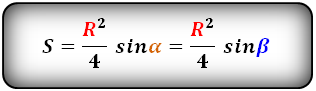 Формула площади равнобокой трапеции через радиус вписанной окружности