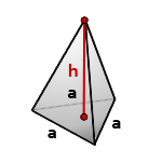 Объем правильной треугольной пирамиды